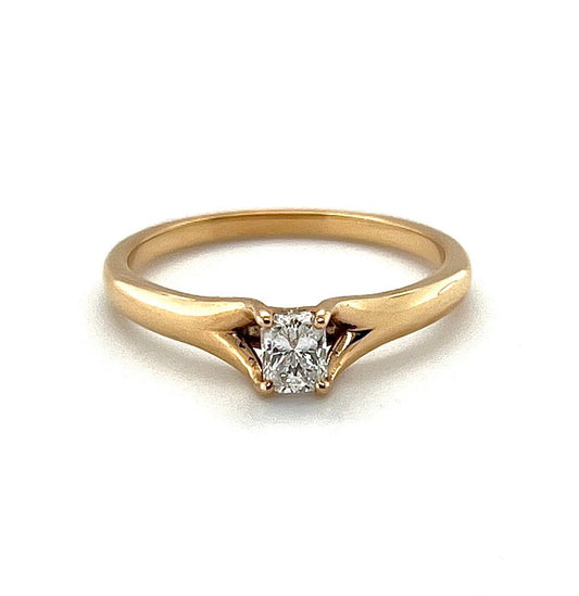 18k Rose Gold 0.21ct Phoenix Cut Engagement Ring