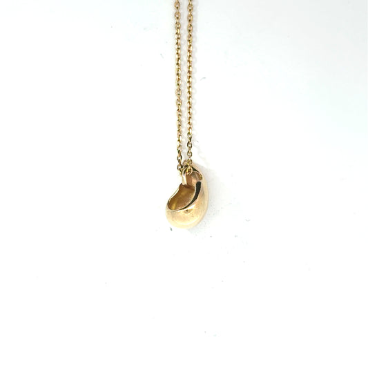 9k Yellow Gold Tear Drop Pendant