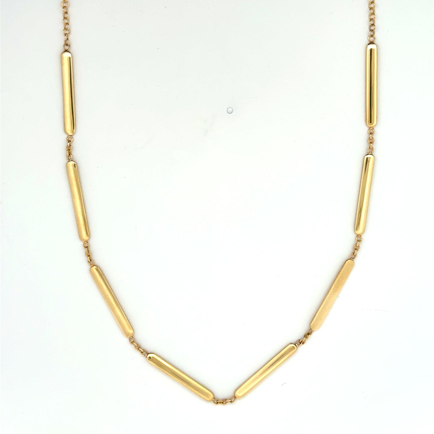 9k Yellow Gold Oval Link Necklace