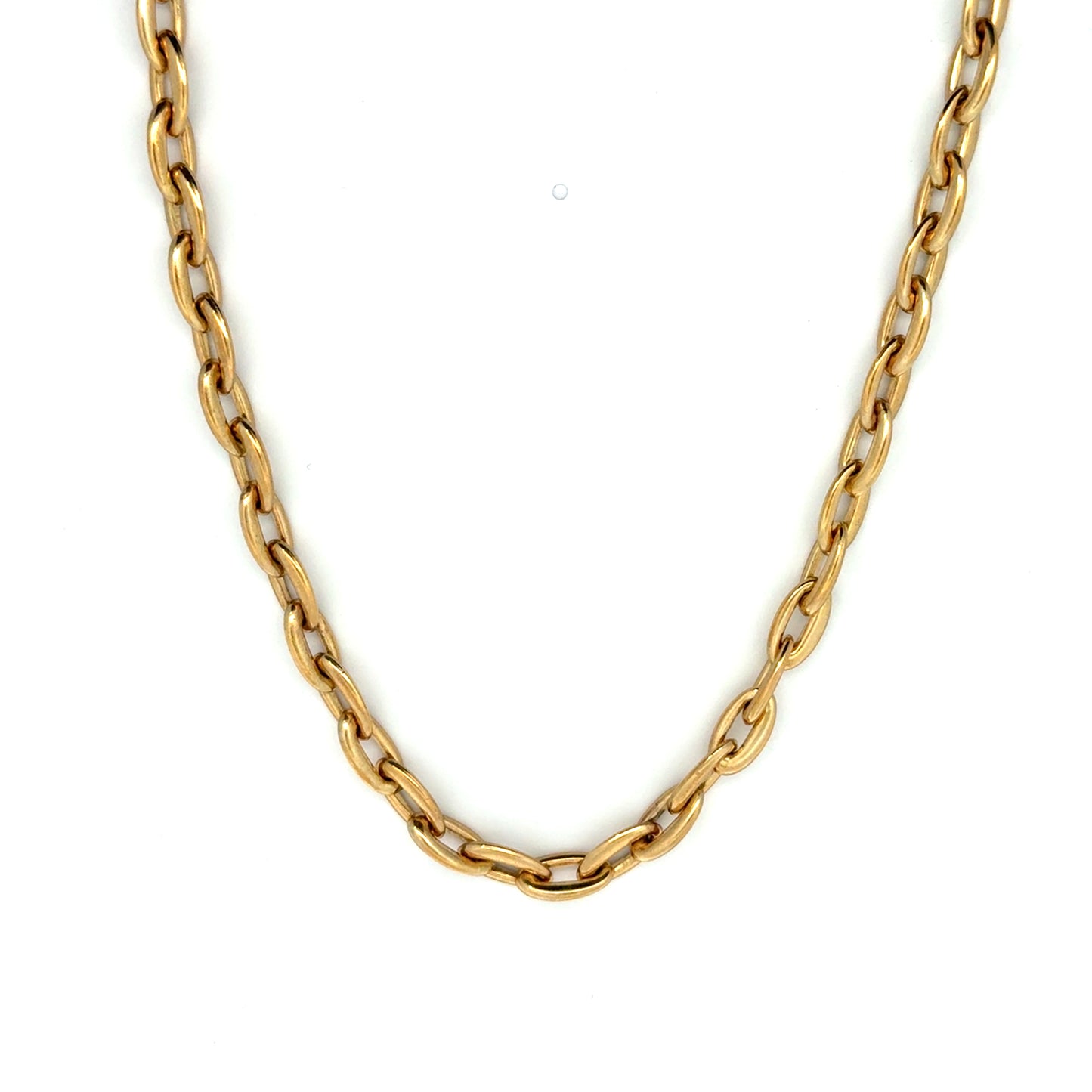 9k Yellow Gold Close Trace Necklet