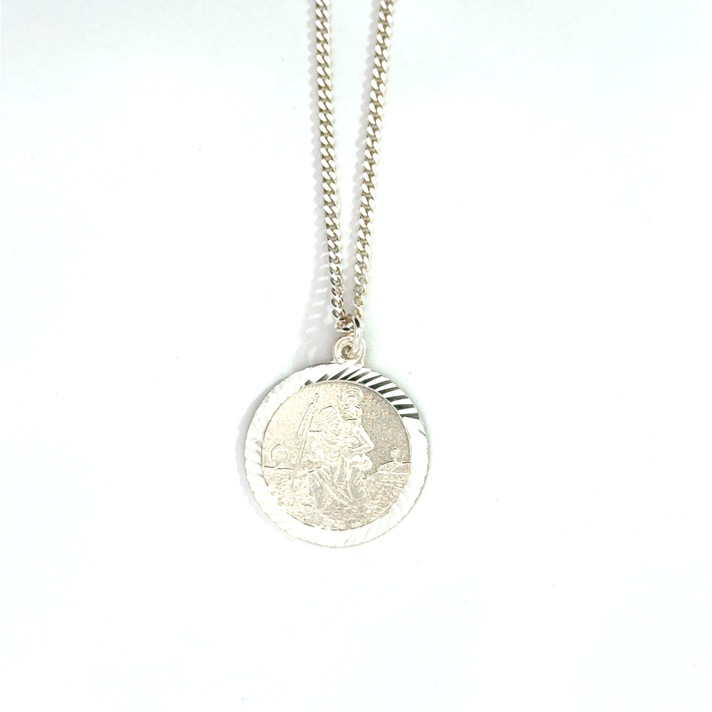 Silver St. Christopher Pendant
