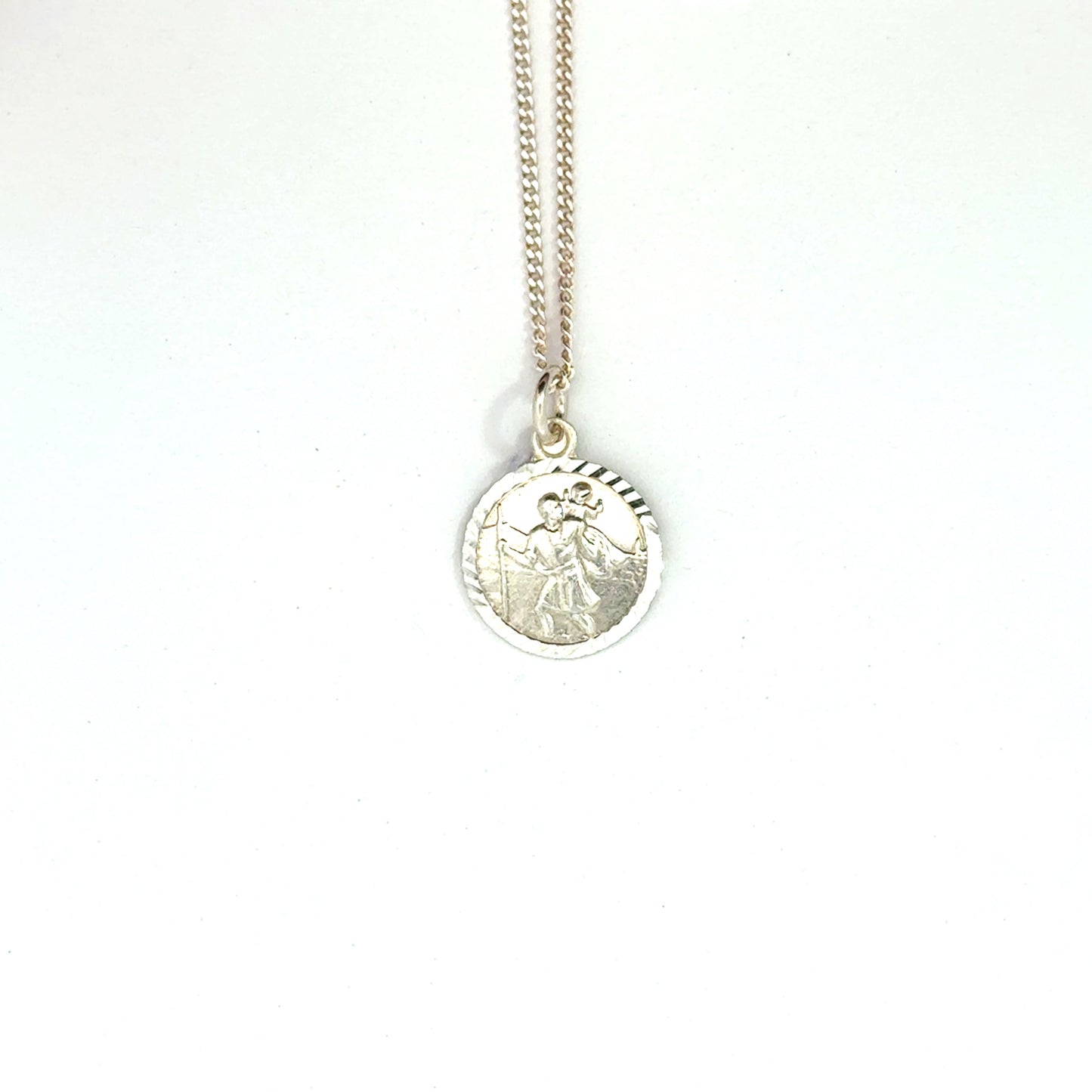 Silver St. Christopher Pendant