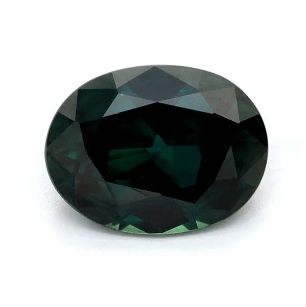 1.17ct Oval Natural Sapphire (Colour Teal, Clarity Eye Clean, Cut Faceted)