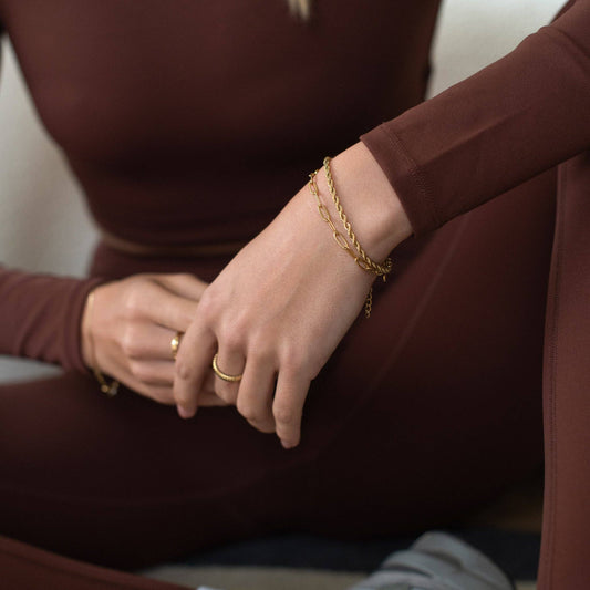 D. Louise - Rope Bracelet: Gold