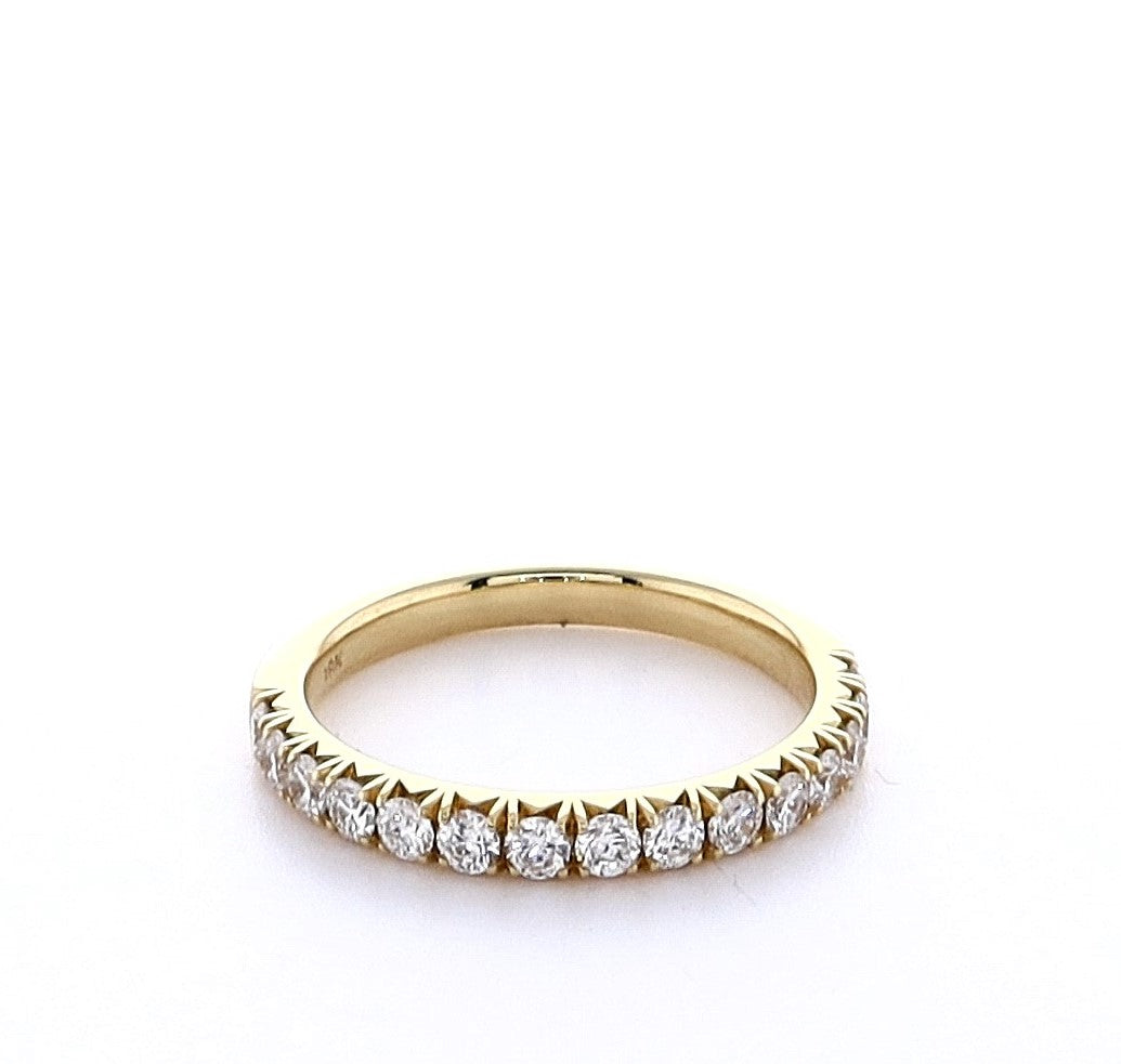 18k Yellow Gold 0.50ct Round Brilliant Eternity Ring