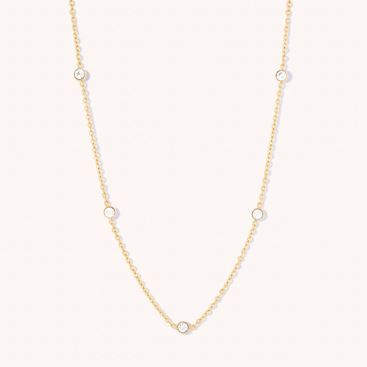 D. Louise - Touch of Sparkle Necklace: Gold