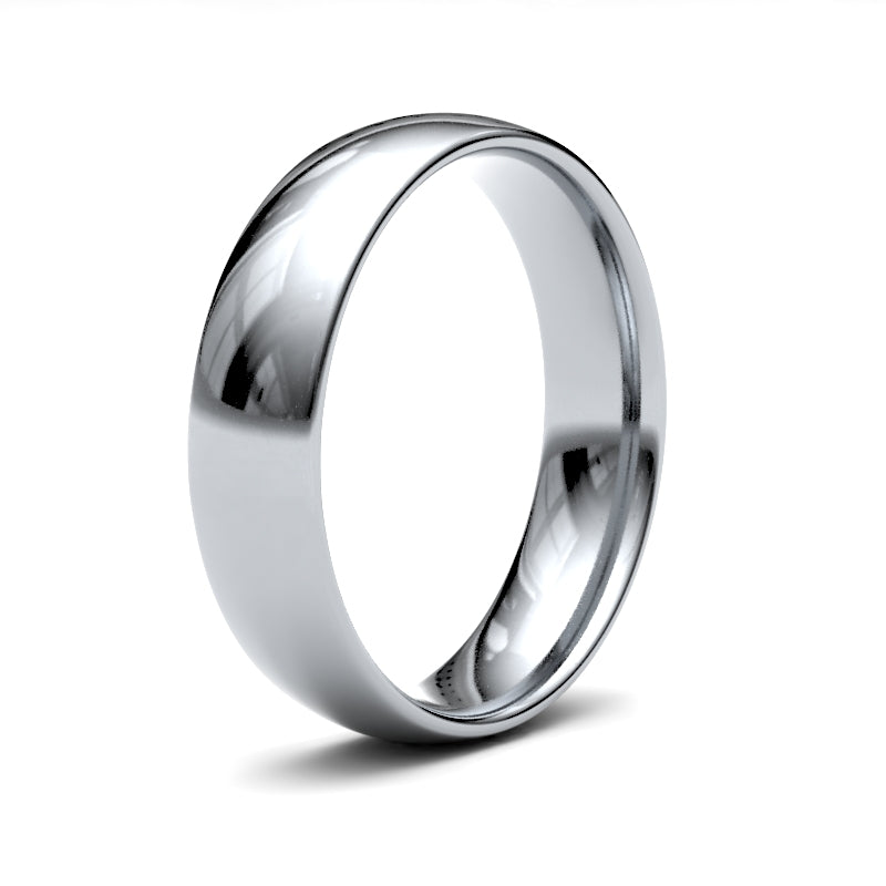 Platinum Traditional Court 5mm Band