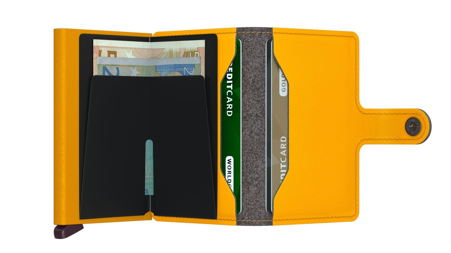 Secrid Wallet - Yard Vegan Leather Orchre