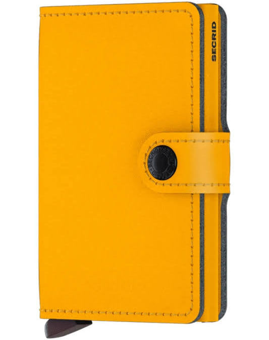 Secrid Wallet - Yard Vegan Leather Orchre
