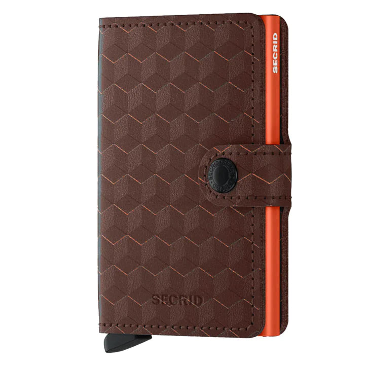 Secrid Wallet - Optical Brown & Orange