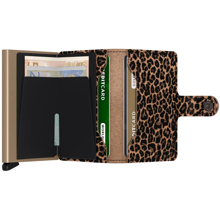 Secrid Wallet - Beige Leopard Print