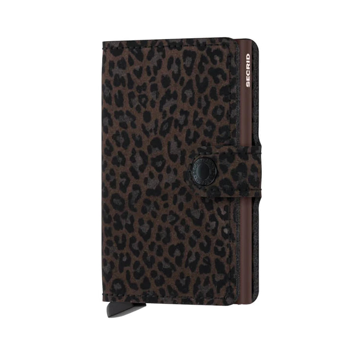 Secrid Wallet - Brown Leopard Print