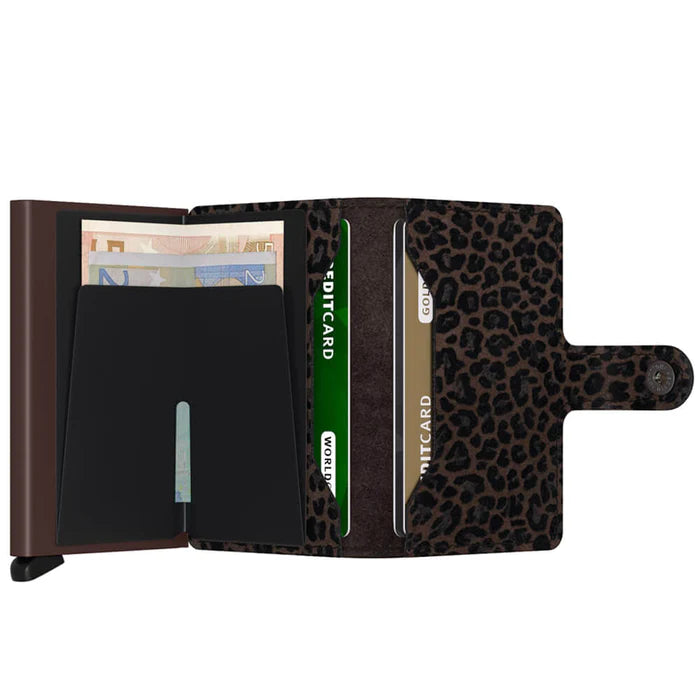 Secrid Wallet - Brown Leopard Print