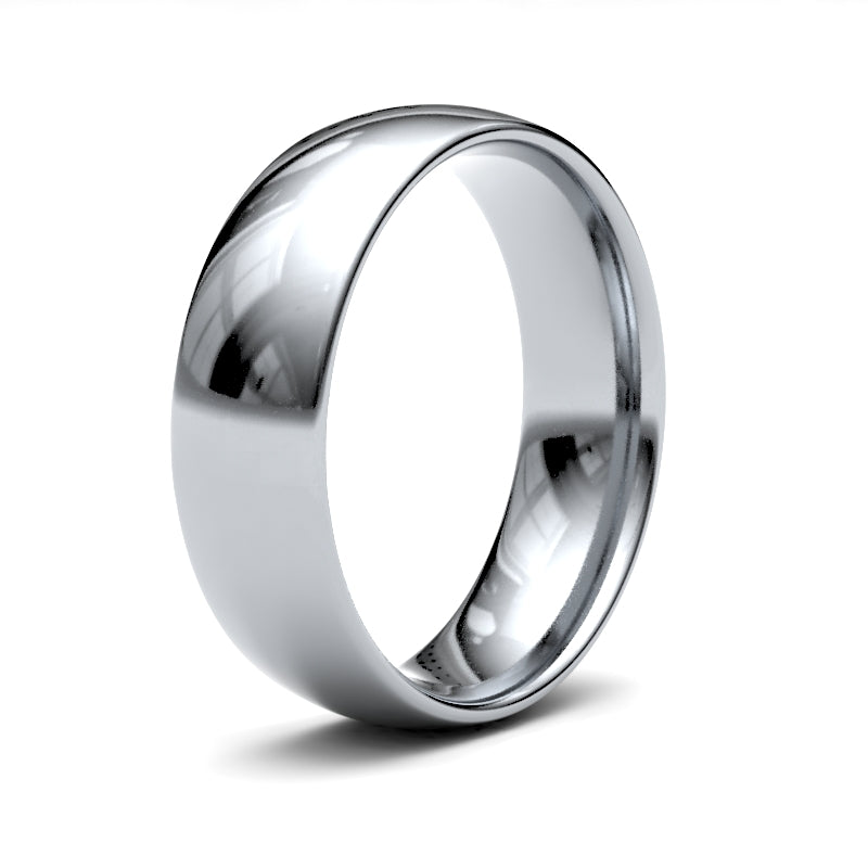 Platinum Traditional Court 6mm Band