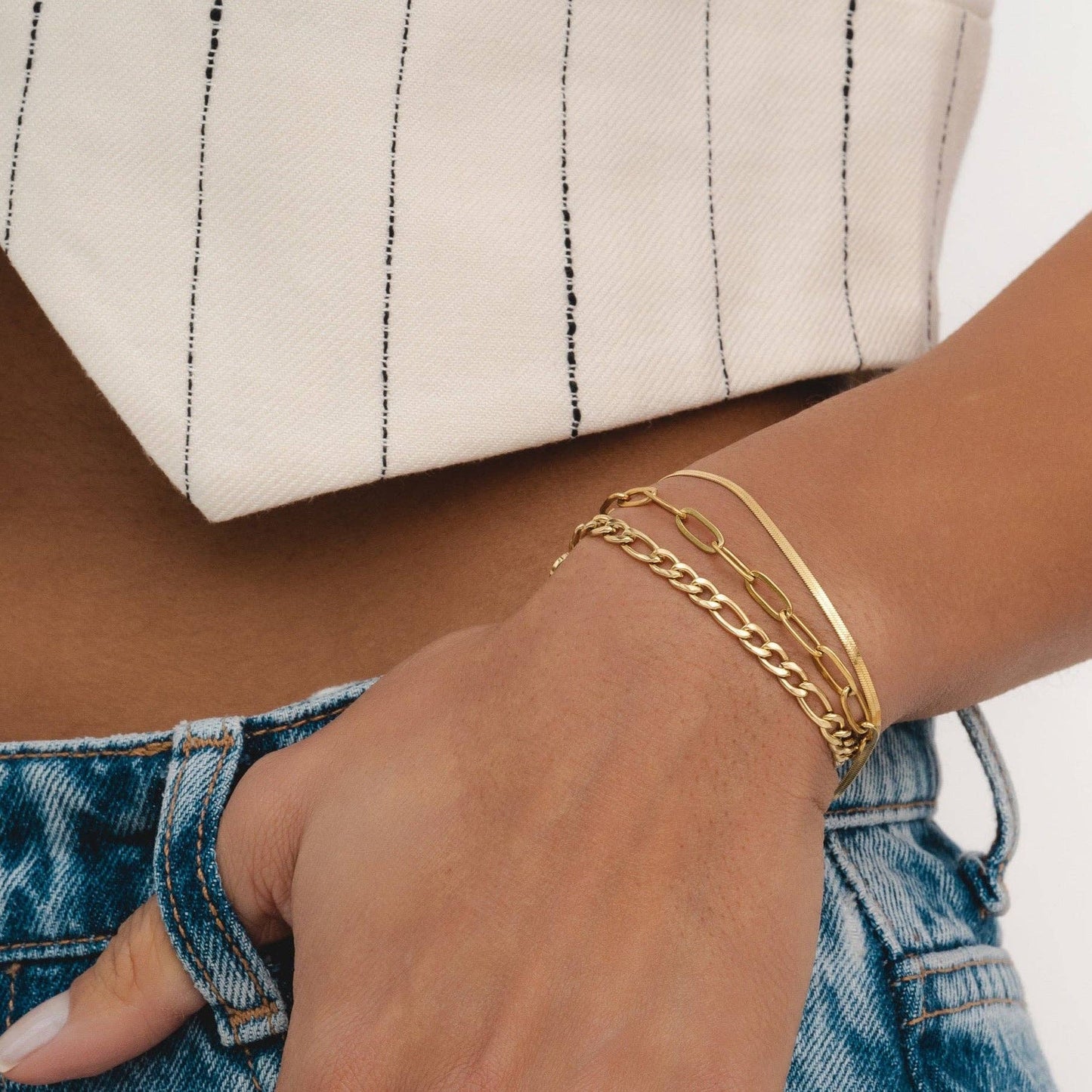 D. Louise - Fine Essentials Bracelet: Gold