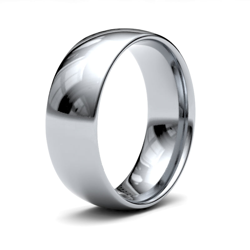 Platinum Traditional Court 7mm Band