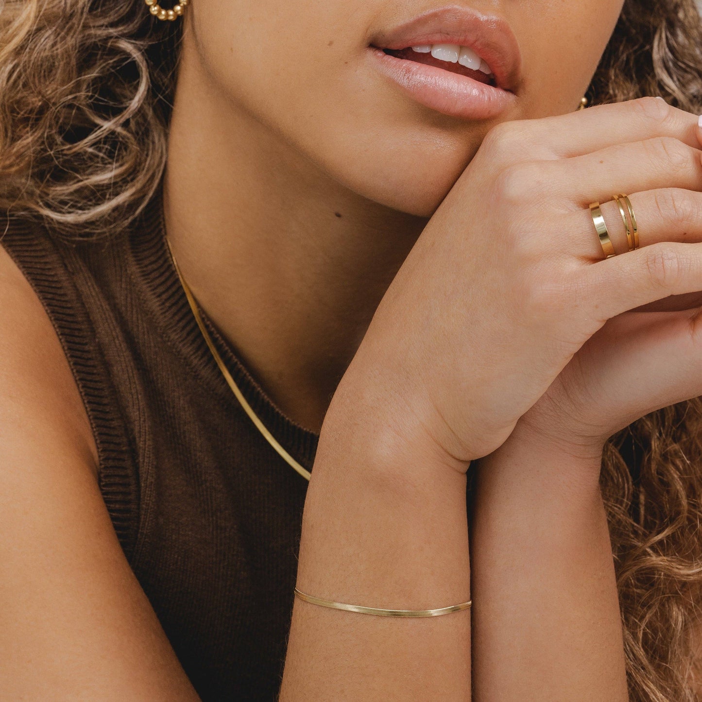 D. Louise - Fine Essentials Bracelet: Gold