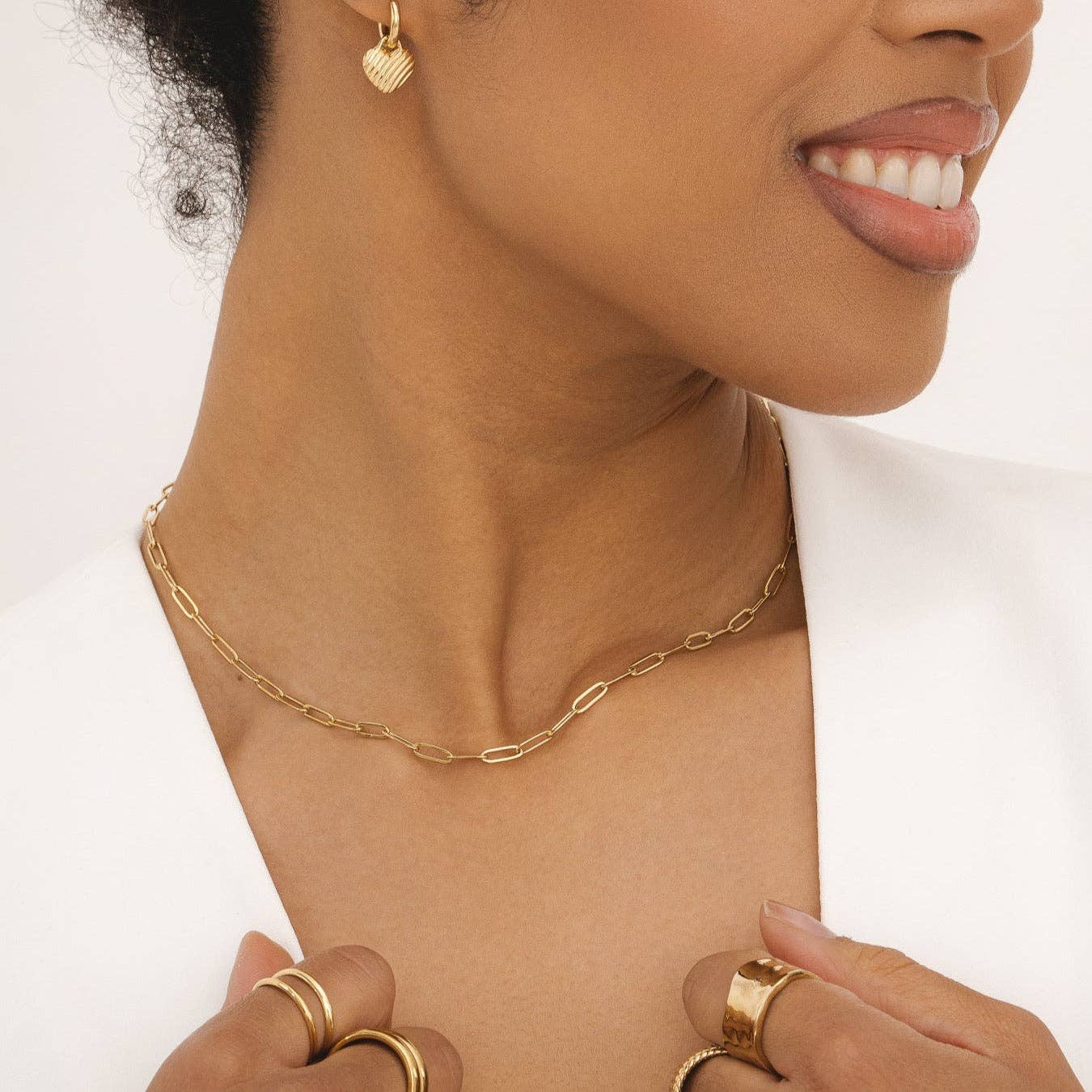 D. Louise - Mini Paperclip Necklace