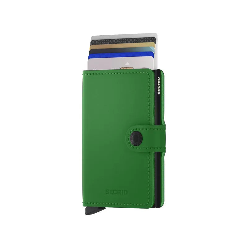 Secrid Miniwallet Original Matte Leather Green