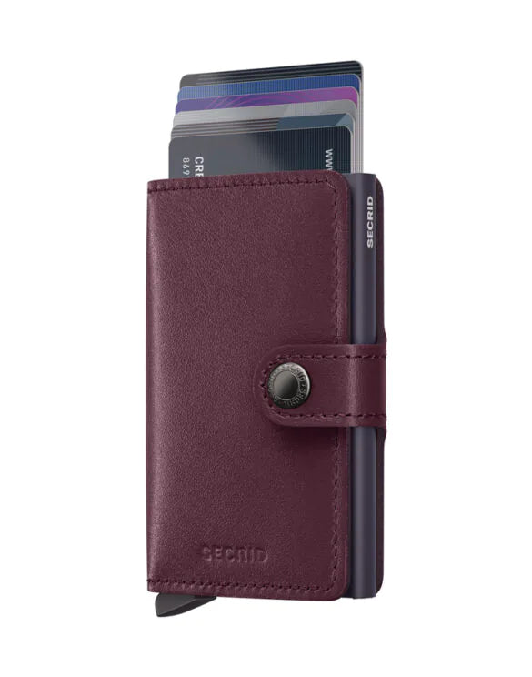 Secrid Miniwallet Original Leather Cranberry