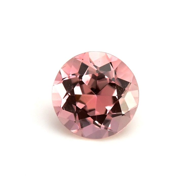 0.94ct Round Natural Tourmaline (Colour Pink, Clarity Eye Clean, Cut Faceted)