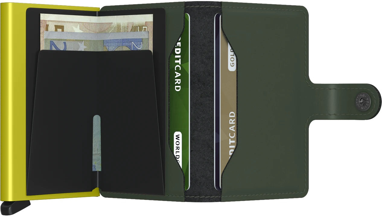 Secrid Wallet - Matte Green Lime