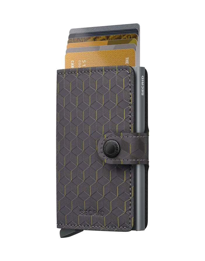 Secrid Miniwallet Optical Leather Grey