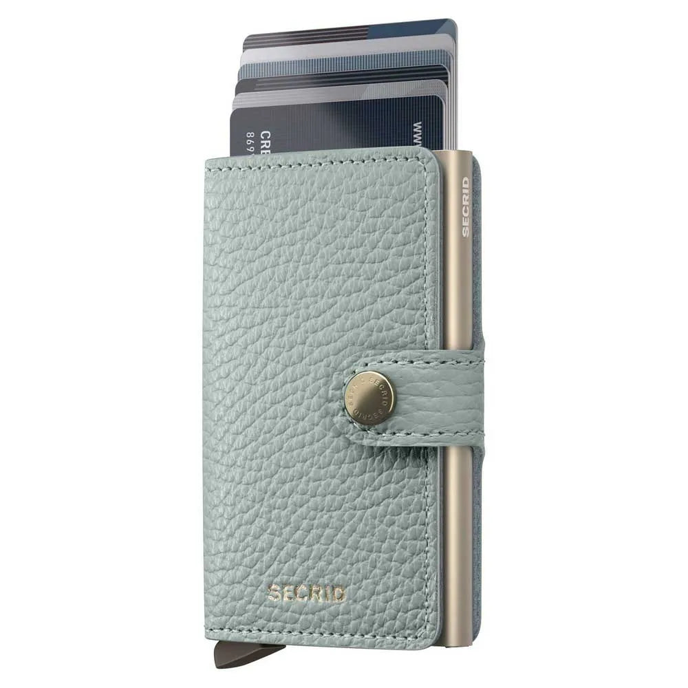 Secrid Miniwallet Pebble Leather Sea Green