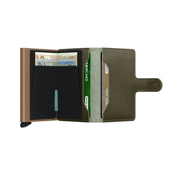 Secrid Wallet - Saffiano Olive