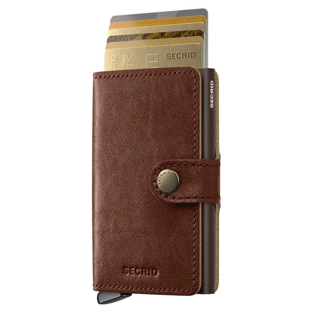 Secrid Premium Miniwallet+ Basco Leather Whiskey