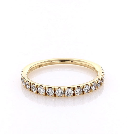 18k Yellow Gold 0.50ct Round Brilliant Eternity Ring
