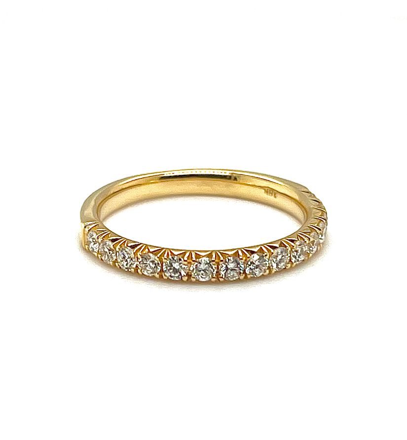 18k Yellow Gold 0.50ct Round Brilliant Eternity Ring