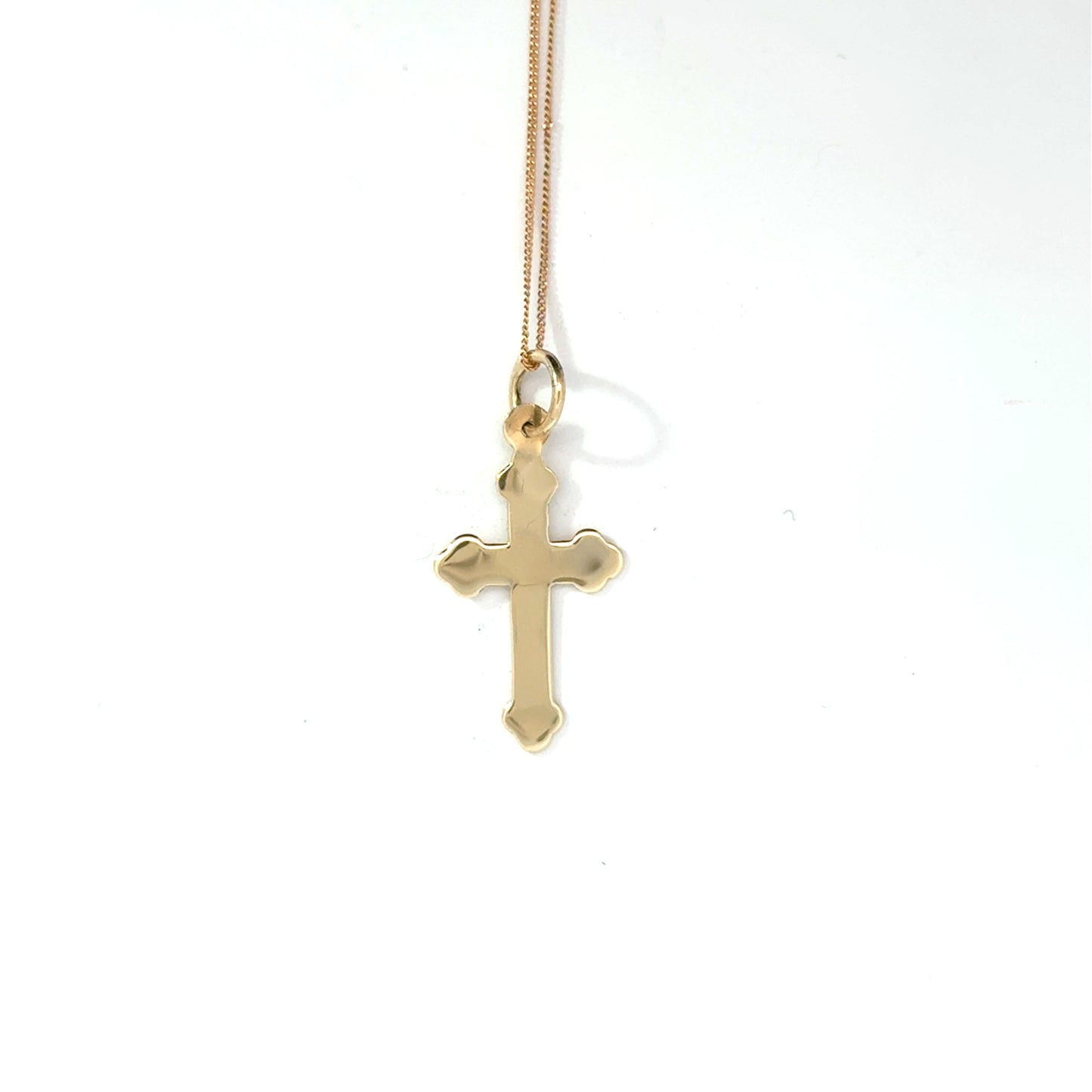 9k Yellow Gold Cross Pendant