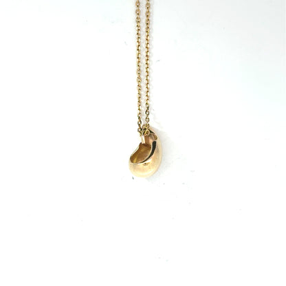 9k Yellow Gold Tear Drop Pendant