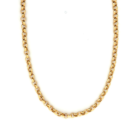 9k Yellow Gold Belcher Chain