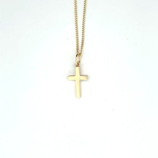 9k Yellow Gold Cross Pendant