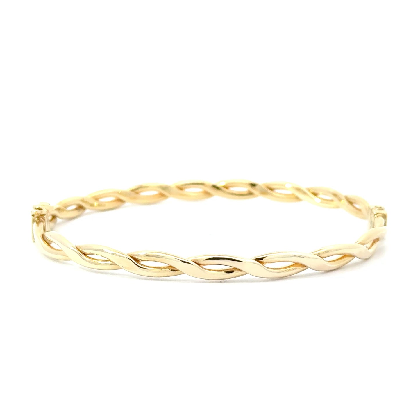 9k Yellow Gold Twist Bangle