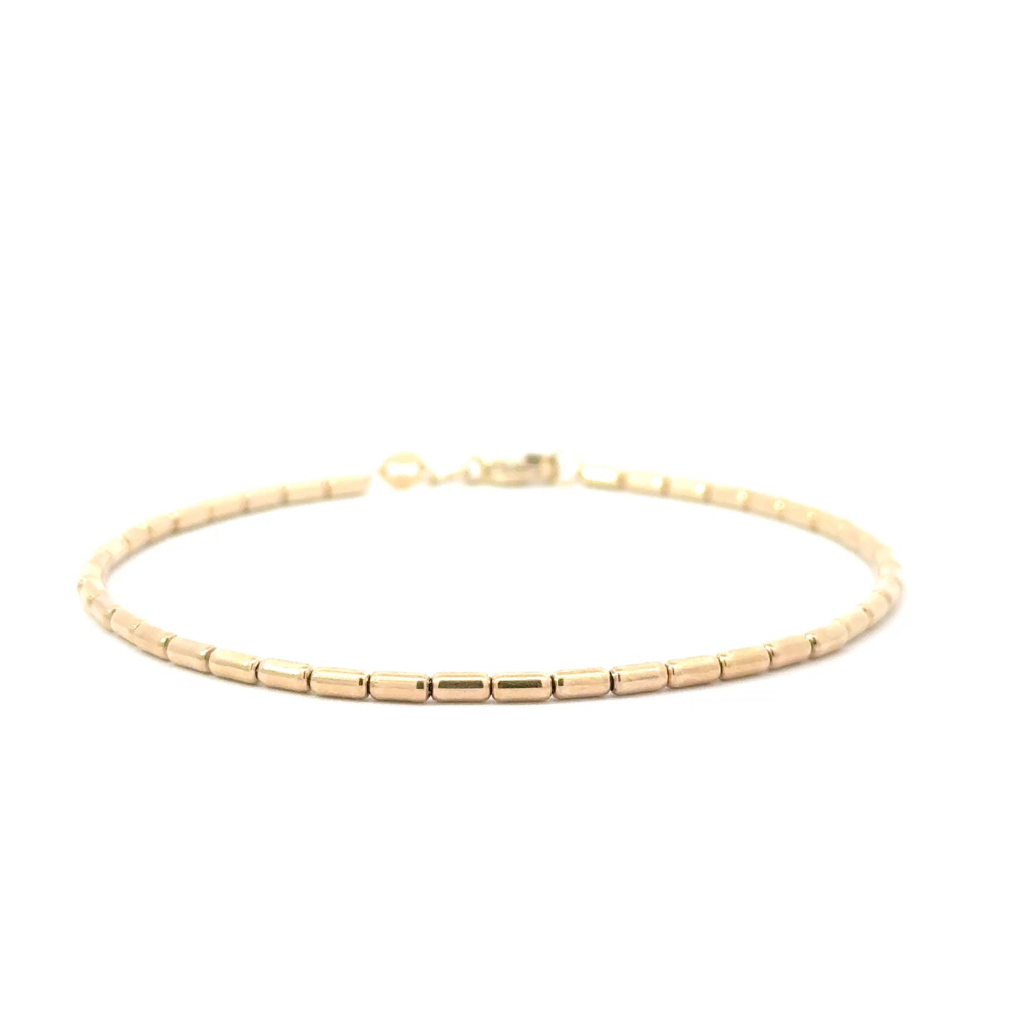 9k Yellow Gold Grain Bracelet