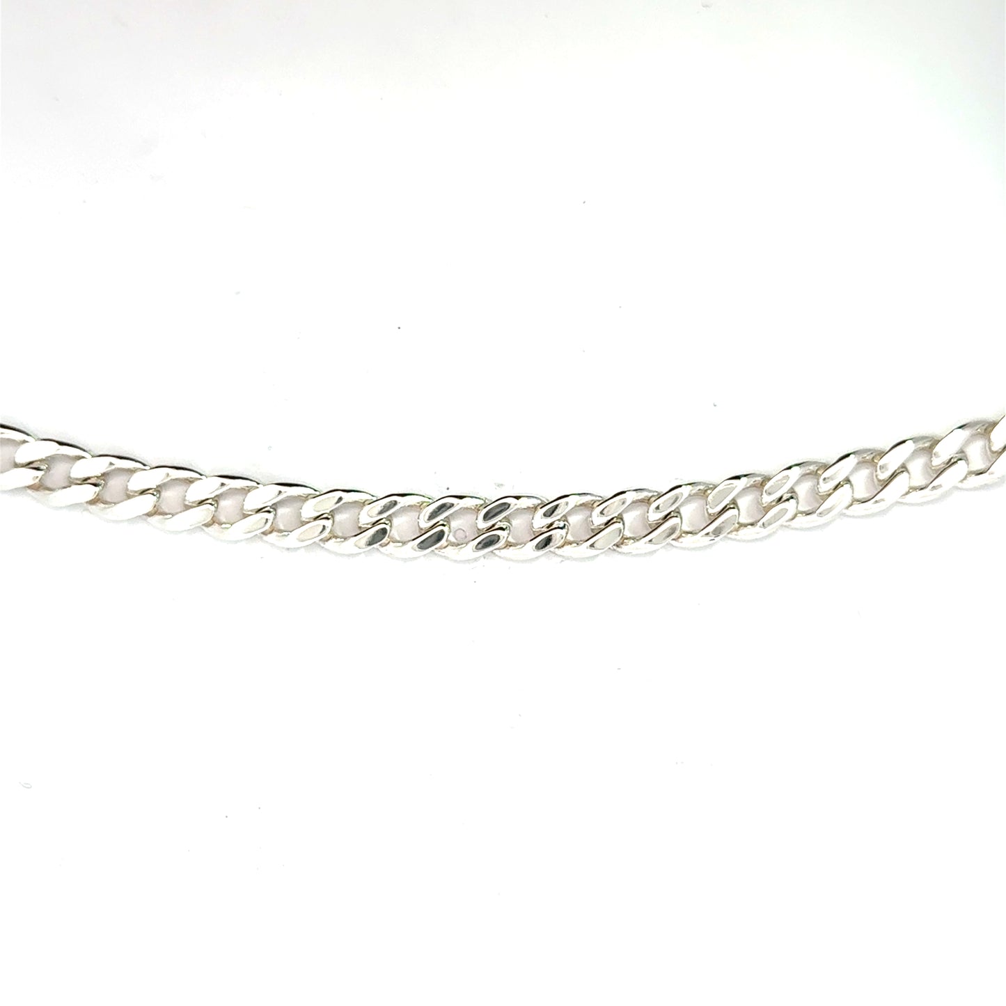 Silver Curb Bracelet
