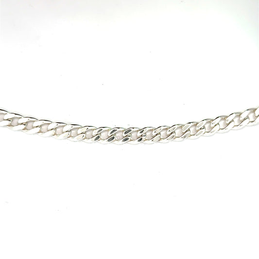 Silver Curb Bracelet