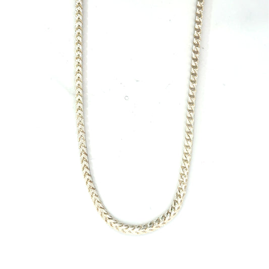 Silver Box Curb Chain