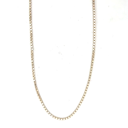 Silver Venetian Box Belcher Chain