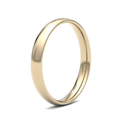 9K Yellow Gold Traditional Court 2.5mm Band