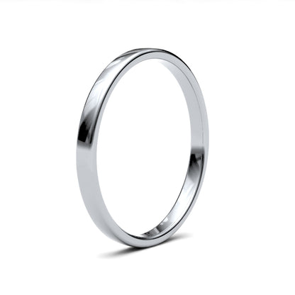 Platinum Soft Court 2mm Band