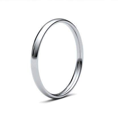 Platinum Traditional Court 2mm Band