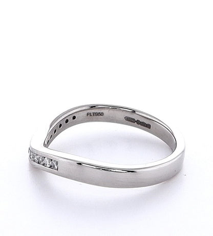Platinum 0.16ct Round Brilliant Shaped Channel Eternity Ring