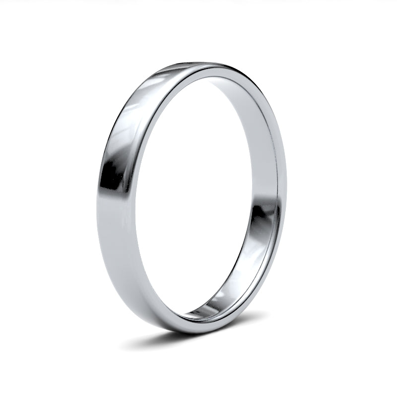Platinum Soft Court 3mm Band