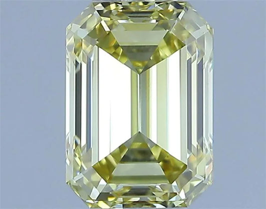 1.01ct Emerald Natural Diamond (Colour Fancy Brownish Yellow, Clarity VS2, GIA Certified)