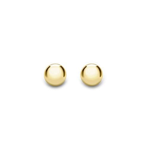 9k Yellow Gold Ball Stud Earrings