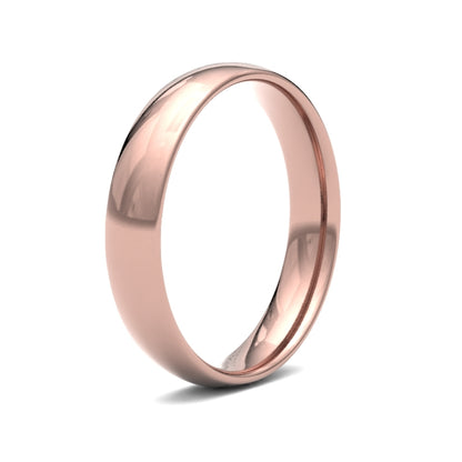 18K Rose Gold Traditional Court 4mm Band
